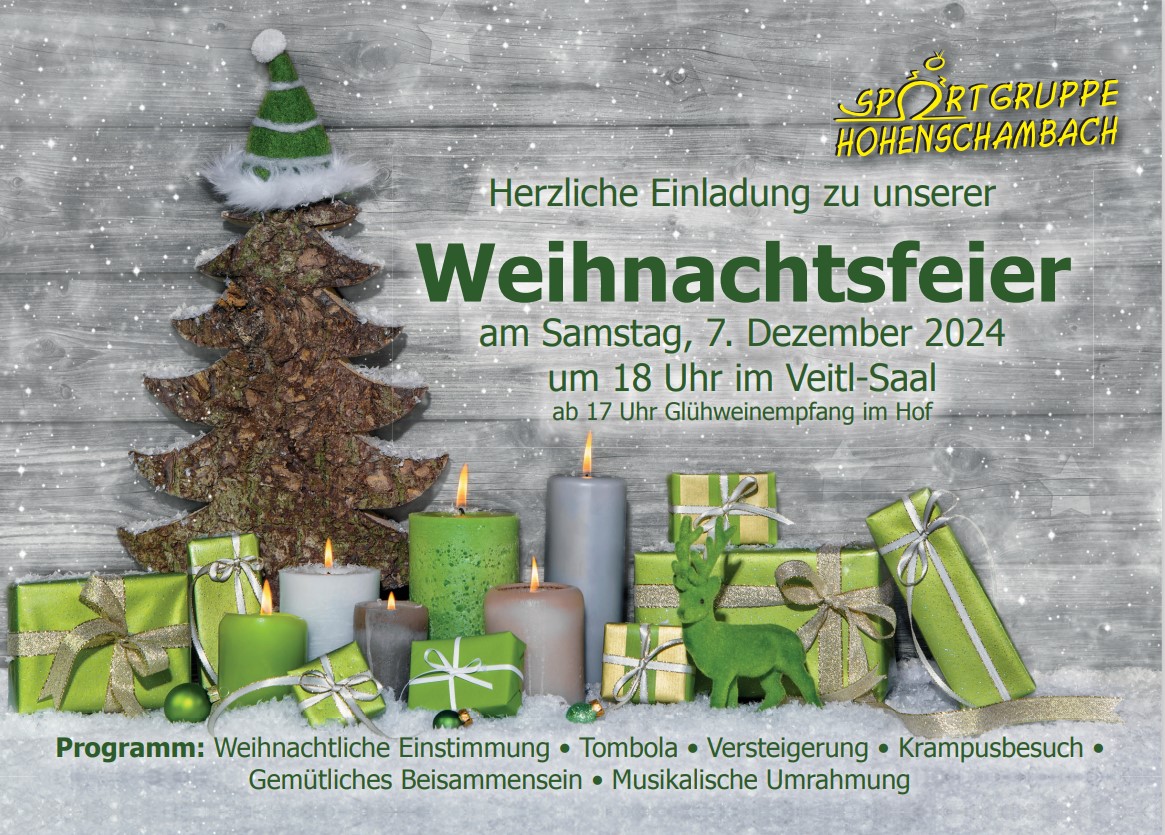 Weihnachtsfeier, 07.12.2024